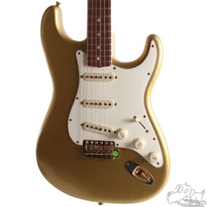 2004 Fender 50th Anniversary Custom Shop '65 Stratocaster Relic in Atzec Gold image 2