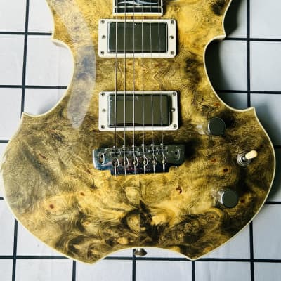 Acacia USA Custom Romulus Modern 6 Buckeye Burl Black Burst