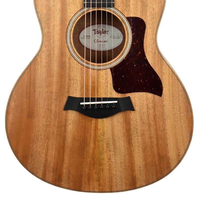 Taylor GS Mini Mahogany Acoustic Guitar – Natural with Black Pickguard –  The House of Guitars®