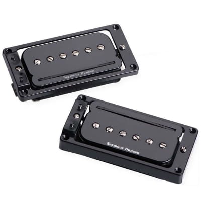 Seymour Duncan P-Rails with Arched (LP) Triple Shot Mounting Rings Pickup Set