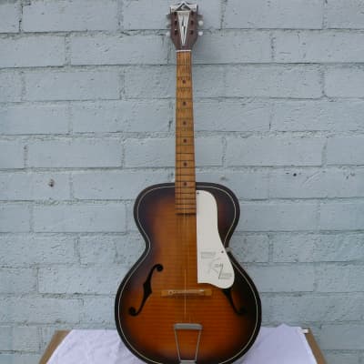 Kay Acoustic Guitar WWII Era Sunburst image 1