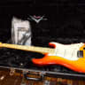 Fender Custom Shop Deluxe Stratocaster 2009 Aged Cherry Burst Abigail pickups flamed maple neck