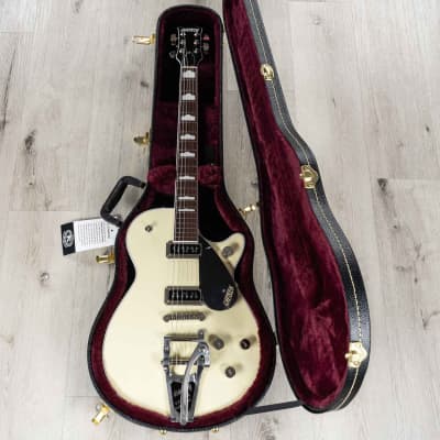 Gretsch G6128T Players Edition Jet DS Guitar, Bigsby, Rosewood, Lotus Ivory image 10
