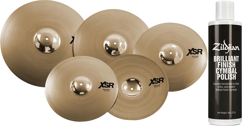 Sabian XSR Rock Performance Cymbal Set - 14/16/20 inch - with Free
