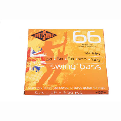 Rotosound SM665 Swing Bass 5-String Roundwound Bass Guitar Strings (40-125) image 1