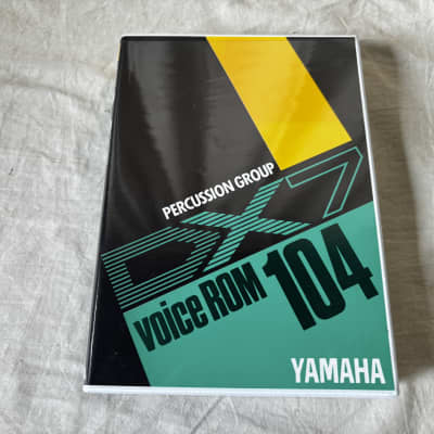 YAMAHA DX7 VOICE ROM VRC-104 PERCUSSION GROUP w/ case