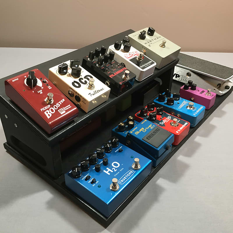 Madpedalboards Pop-top 12 X 24 Two Tier Pedalboard   Pedal 