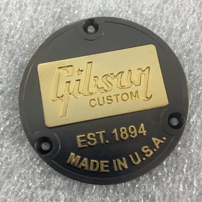Gibson Les Paul Custom Shop '59 Bullion Toggle Switch Cover Back Plate Badge “EST 1894"~R7 R8 R9 R0 image 6