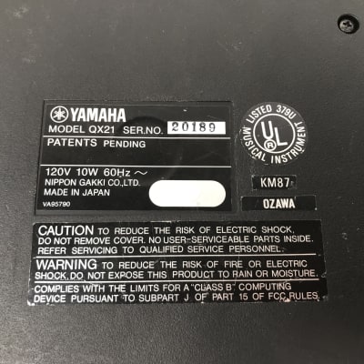 Yamaha QX21 Digital Sequencer Recorder Vintage image 7