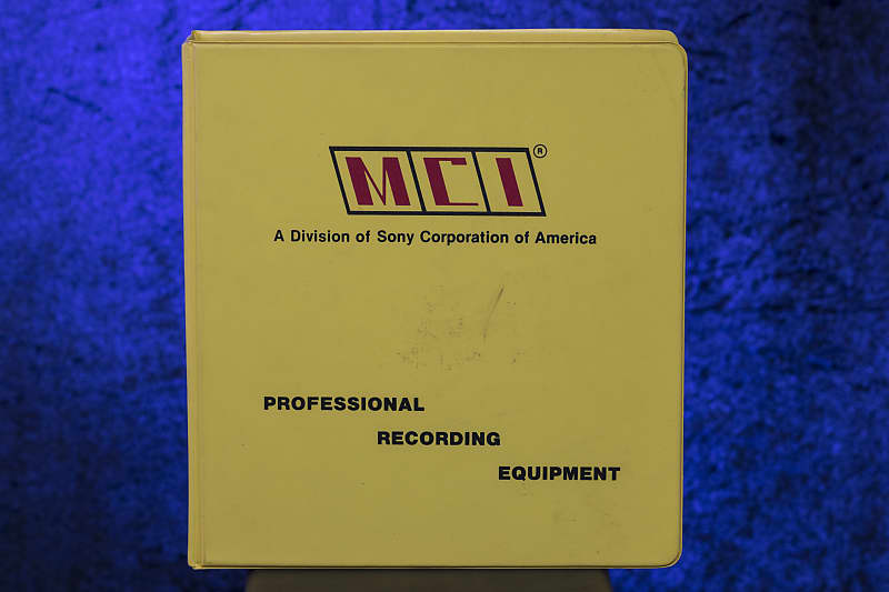 MCI JH600 Original manual Reverb