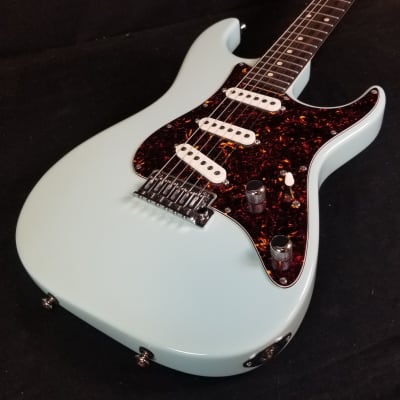 Tom Anderson "The Classic", Rosewood FB, Hum-Canceling Single Coil Pickups, Daphne Blue, W/Bag 2023 image 8