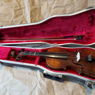 Germany Stradivarius Model 7 size 3/4 violin, with case/bow image 12