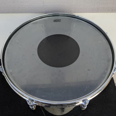 1970s Gretsch 12 x 15" Chrome Metal Wrap Concert Tom - Looks And Sounds Great! image 5