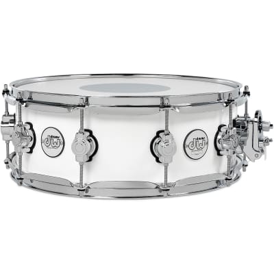 Drum Workshop Design Series 5.5x14 Snare Drum - Gloss White image 1