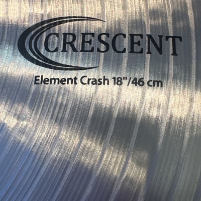 Sabian 18" Crescent Series Element Crash Cymbal 2017 - Present - Natural image 2