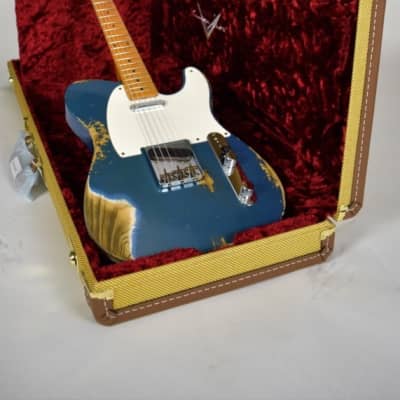 Fender Custom Shop Limited Edition '58 Telecaster - Heavy Relic, Aged Lake Placid Blue image 14