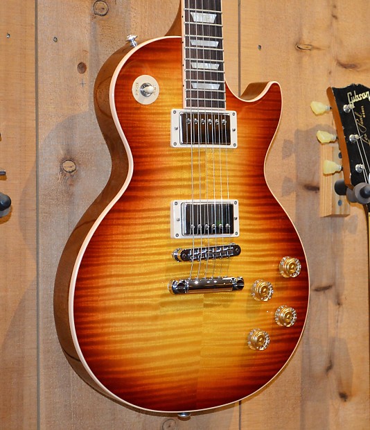 Gibson Les Paul Standard 120th Anniversary Etune 2014 Heritage Sunburst  Flame Top Lightweight! exc+