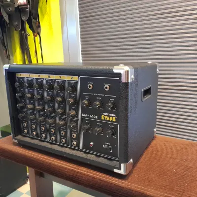 Evans MA-610E Powered Mixer Analog Delay Echo imagen 11