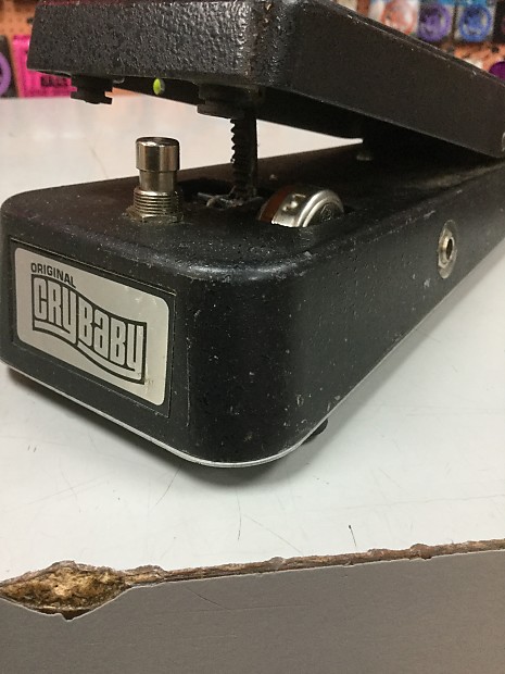 Vintage 1983 Dunlop Cry Baby Wah GCB-95 all original with stack of dimes  inductor