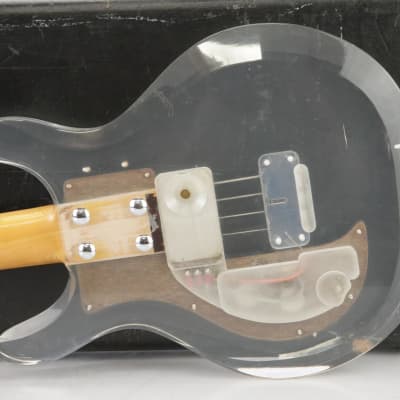 Ampeg Dan Armstrong Lucite Electric Bass Guitar Owned By David Roback #44585 image 12
