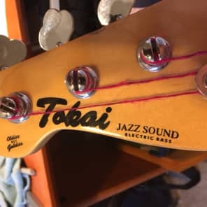 TOKAI Jazz Bass Lefty  SUNBURST OLDIES BUT GOODIES MODEL LEFT HANDED image 4