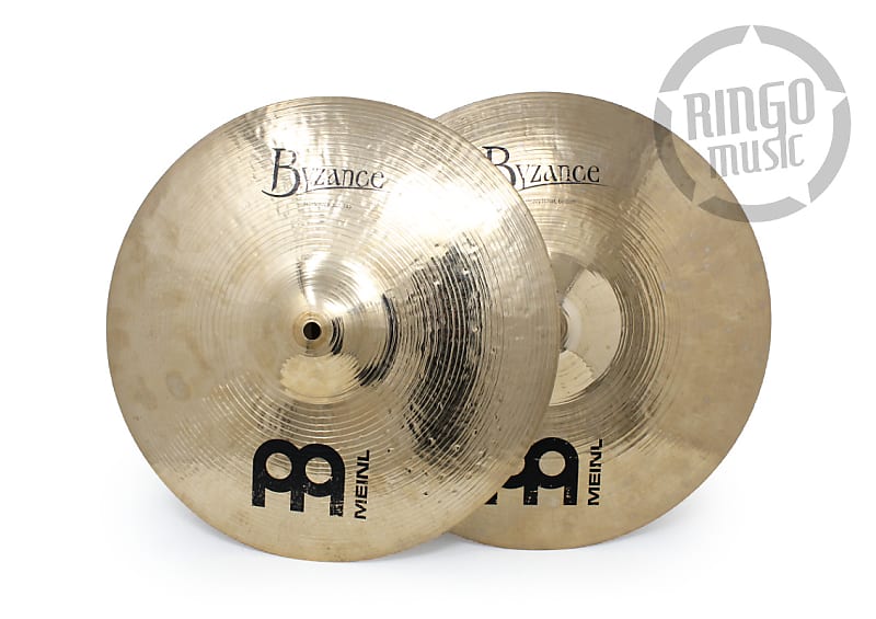 Meinl Byzance Brilliant Heavy Hammered Hi-hat 14