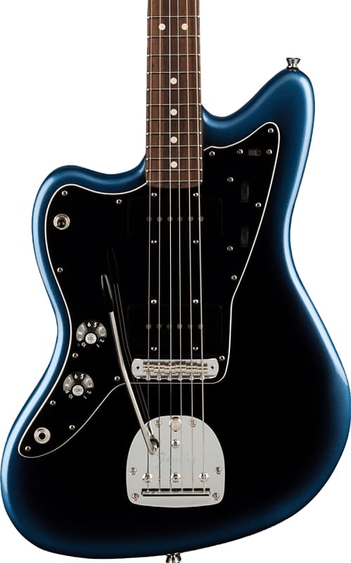 Fender American Professional II Jazzmaster Left-Handed Rosewood Fingerboard, Dark Night image 1