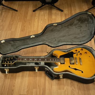 Aria Pro II TA-62 Semi-Hollow Electric Guitar w/ Case (Very
