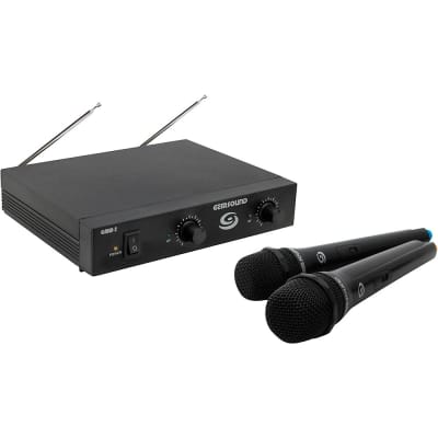 Gem Sound GMW 4 Quad Channel Wireless Mic System Regular AB Reverb