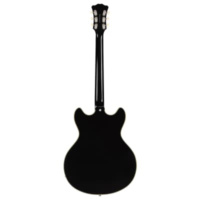 D'Angelico Excel DC Tour Electric Guitar - Solid Black image 7