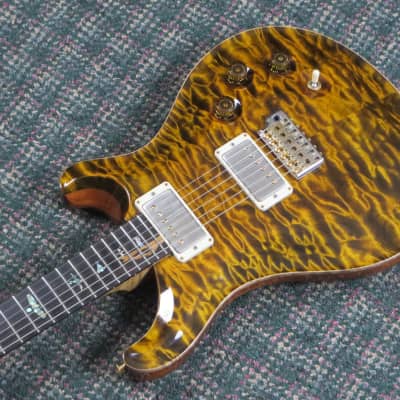 2021 Paul Reed Smith DGT Wood Library 10-Top Yellow Tiger! PRS! w/OHSC image 3