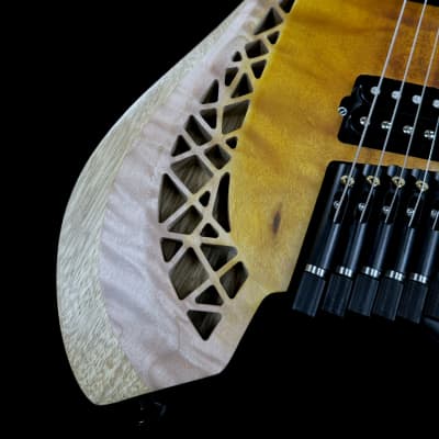 OD Guitars Minerva - High Grade Quilt Maple Top - Black Limba Body image 14
