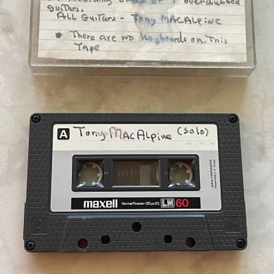 Tony Macalpine DEMO TAPE 1980s:  THE ONE USED TO GET HIM DISCOVERED BY MIKE VARNEY image 1