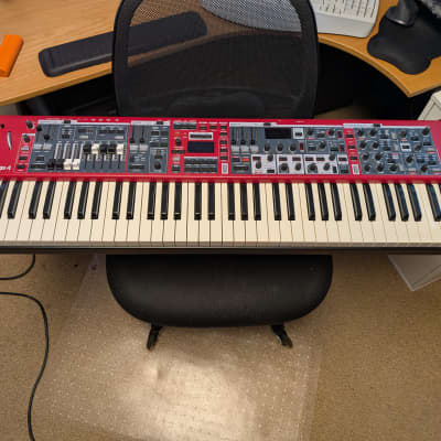Nord Stage 4 SW73 Compact 73-Key Semi-Weighted With Gig Bag 2023 - Present - Red