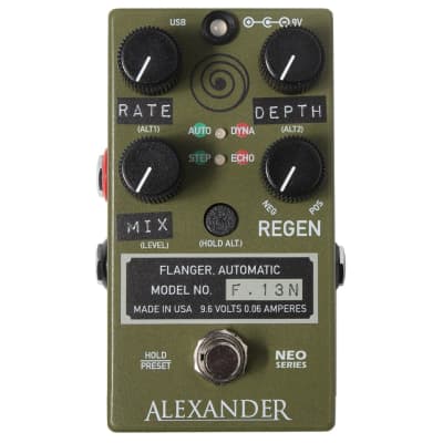 Alexander Pedals F-13 Neo Flanger Electric Guitar Effects Pedal image 1