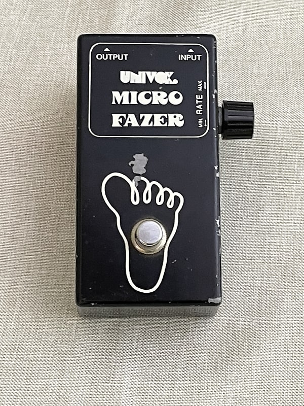 Univox Micro FAzer PHZ II 1970's - Black | Reverb