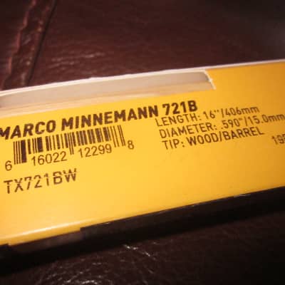 Promark Marco Minnemann 721B Drumsticks TX721BW  American Hickory 1 Pair image 5