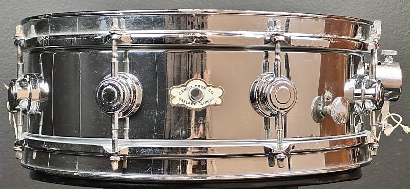 PEARL 1984 8X14 CONTEMPO CHROME OVER WOOD MAPLE SNARE DRUM