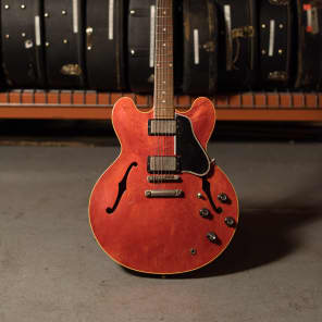 1961 Gibson Cherry ES-335TD owned by Jeff Tweedy, used on tour image 2