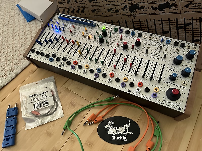 Buchla & Associates 208c Easel Command Center Wood Cheeks! Reverb