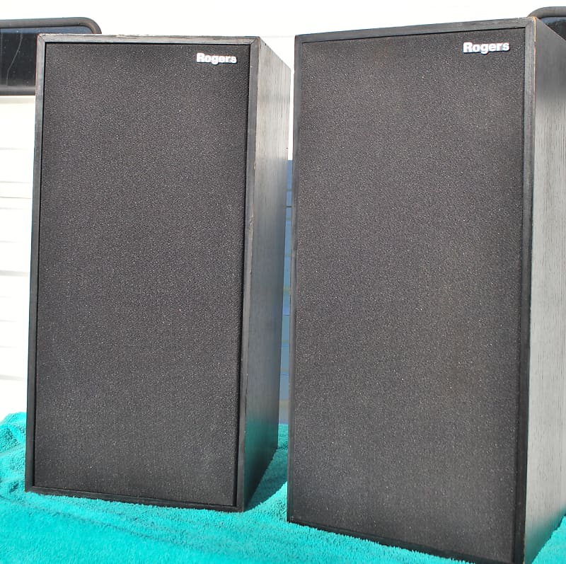 Rogers LS7T 2 WAY SPEAKERS WITH STANDS. | Reverb