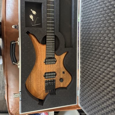 Odem Tenua headless mahogany guitar ABM bridge boutique image 4