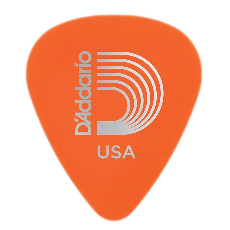D'Addario 1DOR2-10 DuralinWide Shape Guitar Picks - Light (10) image 1