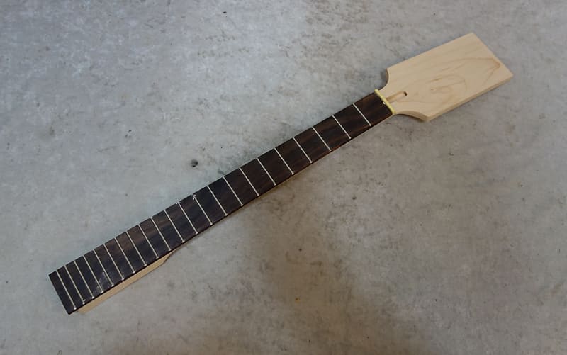 guitar neck blank 24.75" scale maple headstock (unbranded) | Reverb