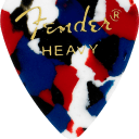 Fender 351 Shape Classic Picks Confetti 12 Count - Heavy