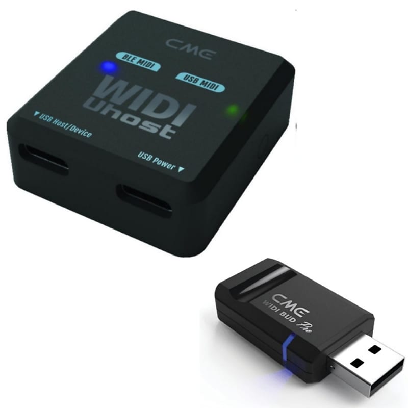 CME WIDI UHOST & BUD PRO 3-in-1 Bluetooth USB MIDI Interface Connection image 1