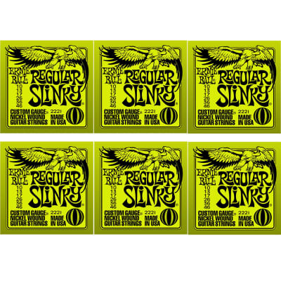 Ernie Ball Slinky Guitar Strings With Choice Of 20 Gauges, 44% OFF