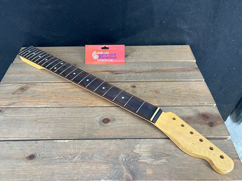 Real Life Relics Aged Maple/Rosewood Tele® Telecaster® Neck | Reverb