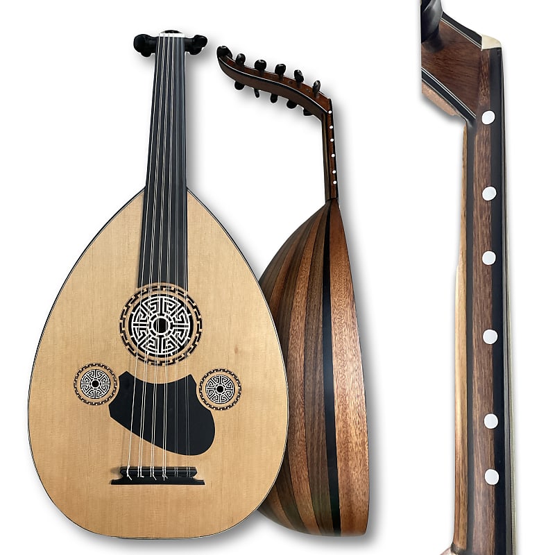 Arabic Oriental Oud (with markers) And Four FREE Live Oud Lessons Via Skype image 1