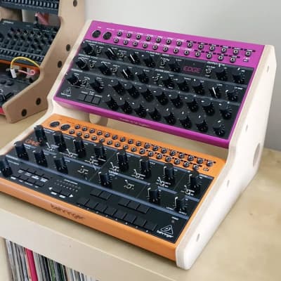 Behringer Crave, Edge & Spice - MDF Dual Stand From Synths And Wood image 4